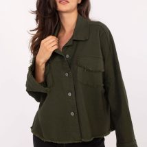 Koszula Damska Model IT-KS-FL5779.87 Khaki – Rue Paris
