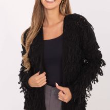 Sweter Kardigan Model MI-SW-1308.21 Black – Rue Paris