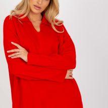 Sweter Damski Model LC-SW-2261.00P Red – Rue Paris