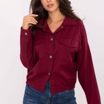 Koszula Damska Model IT-KS-FL9273.86 Bordo – Rue Paris