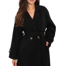 Płaszcz Damski Model IT-PL-A9589.58 Black – Rue Paris