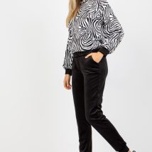 Spodnie Komplet Model WN-KMPL-2410.01P White/Black – Rue Paris