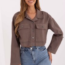 Kurtka Damska Model IT-KR-FL7029.72 Dark Beige – Rue Paris