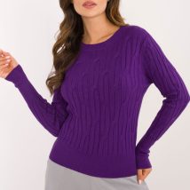 Sweter Damski Model AT-SW-2338-2.61 Dark Violet – AT