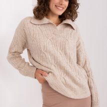 Sweter Damski Model AT-SW-2349-2.27 Beige – AT