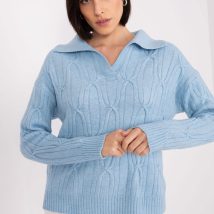 Sweter Damski Model AT-SW-2349-2.27 Light Blue – AT