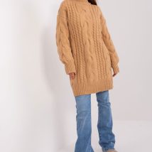 Sweter Damski Model AT-SW-2367-1.35P Camel – AT