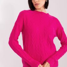 Sweter Damski Model AT-SW-2340.10 Fuksja – AT
