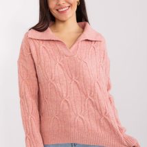 Sweter Damski Model AT-SW-2349-2.96 Dark Pink – AT