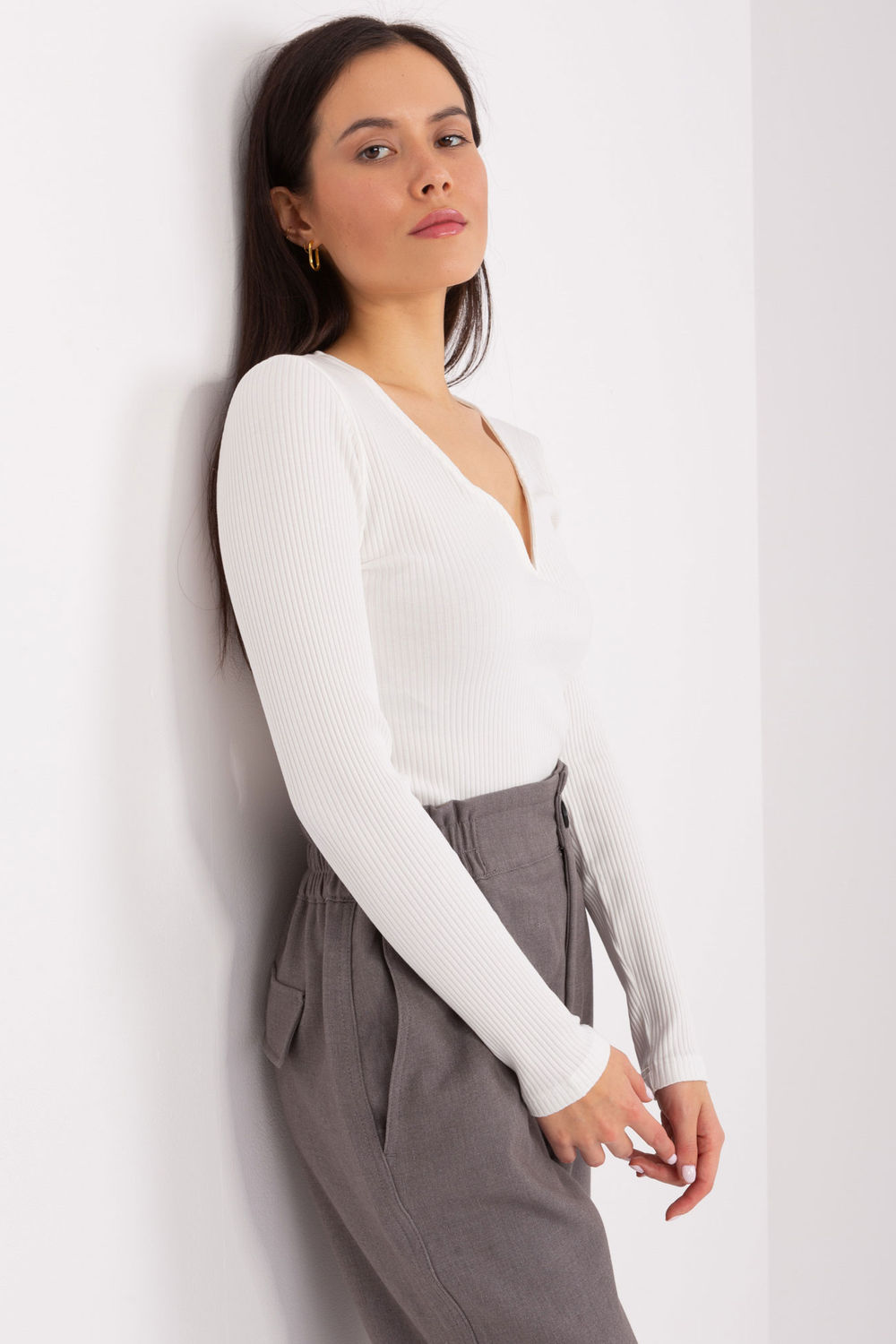 Bluzka Model RV-BZ-9206.45P Ecru - BFG - obrazek 3