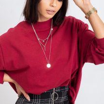 Bluza Damska Model RV-BL-5185.87P Bordo – BFG