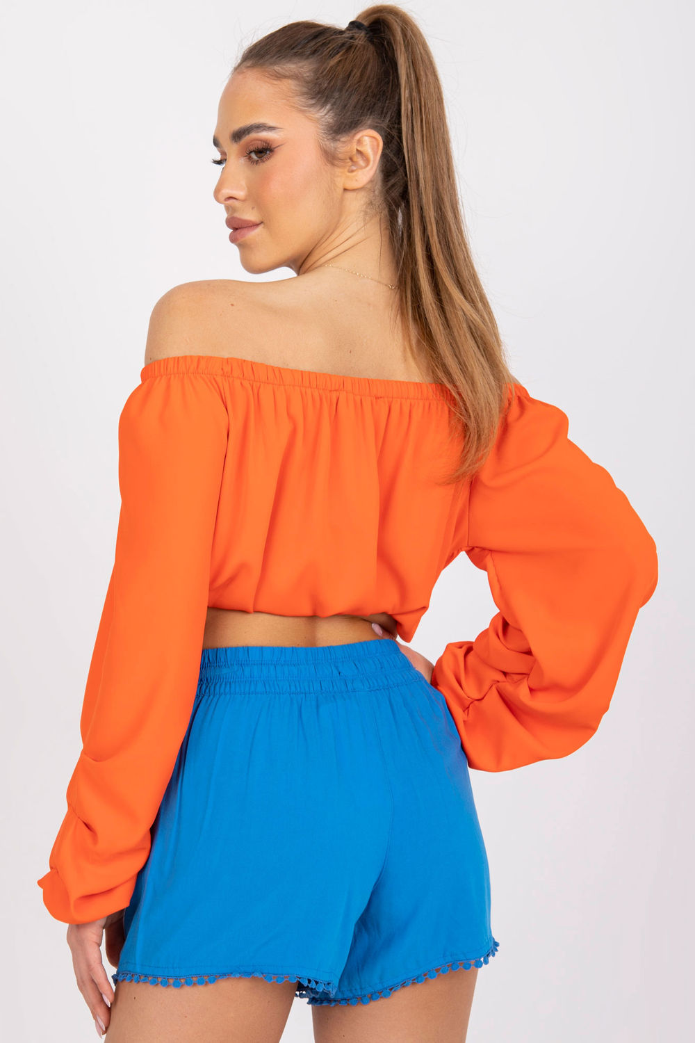 Szorty Damskie Model D73761M61531KA Blue - Fresh Made - obrazek 4