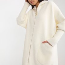 Płaszcz Damski Model MBM-PL-19905-1.96P Ecru – MBM