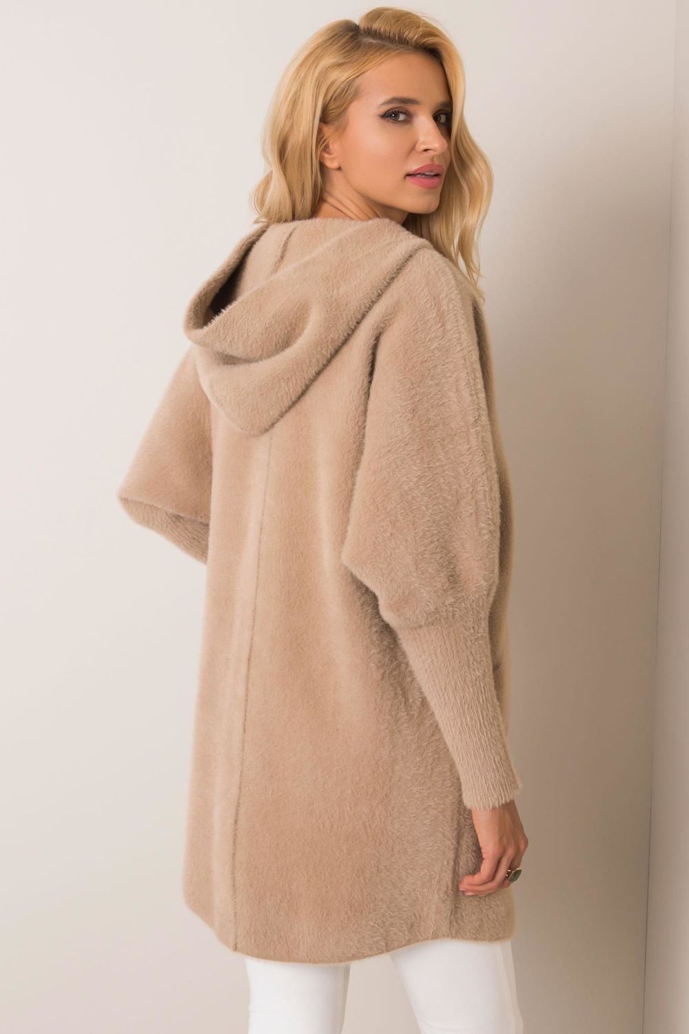 Płaszcz Damski Model MBM-PL-1518.95P Beige - MBM - obrazek 4