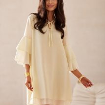 Sukienka Model Beatrice ZOL SUK0525 Yellow – Roco Fashion