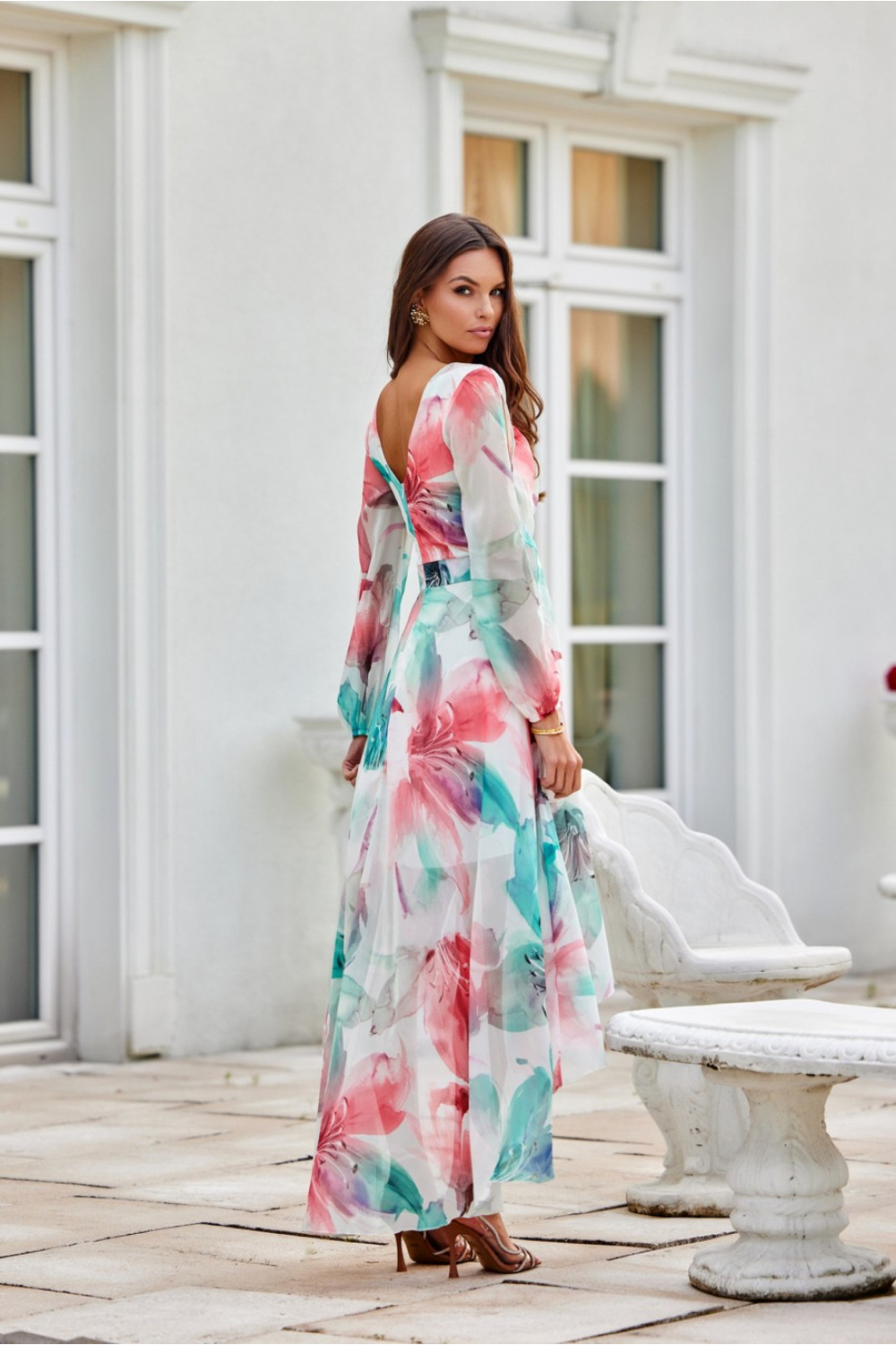 Sukienka Model Carlotta SUK0412-48D Multicolor - Roco Fashion - obrazek 4