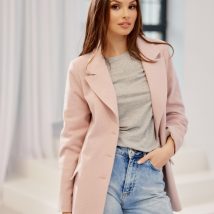 Marynarka Model Freya ROZ ZAK0016 Pink – Roco Fashion