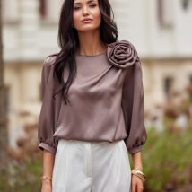 Bluzka Model Giana BRA BLU0178 Brown – Roco Fashion