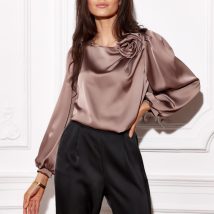 Bluzka Model Evelyn JBR BLU0194 Light Brown – Roco Fashion