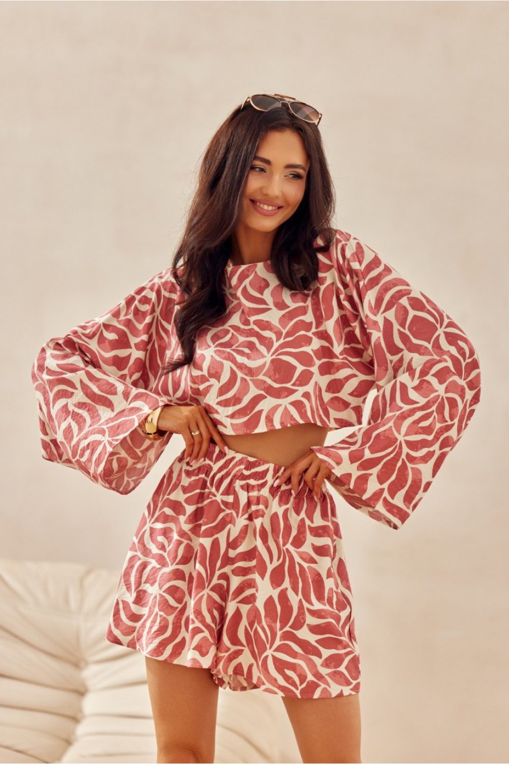 Szorty Damskie Model Ilaria SPN0010 L03 - Roco Fashion