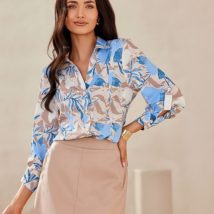 Koszula Damska Model Anvien BLU0136-04F Multicolor – Roco Fashion