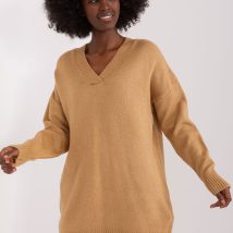 Sweter Damski Model BA-SW-0577.02P Camel – Badu