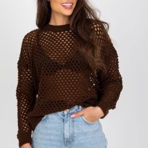 Sweter Damski Model BA-SW-9006.38P Brown – Badu