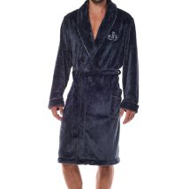 Szlafrok Męski Model Ready Long 2453 Grafit – L&L collection