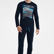 Piżama Męska Model Icicle 40953-59X Navy – Henderson