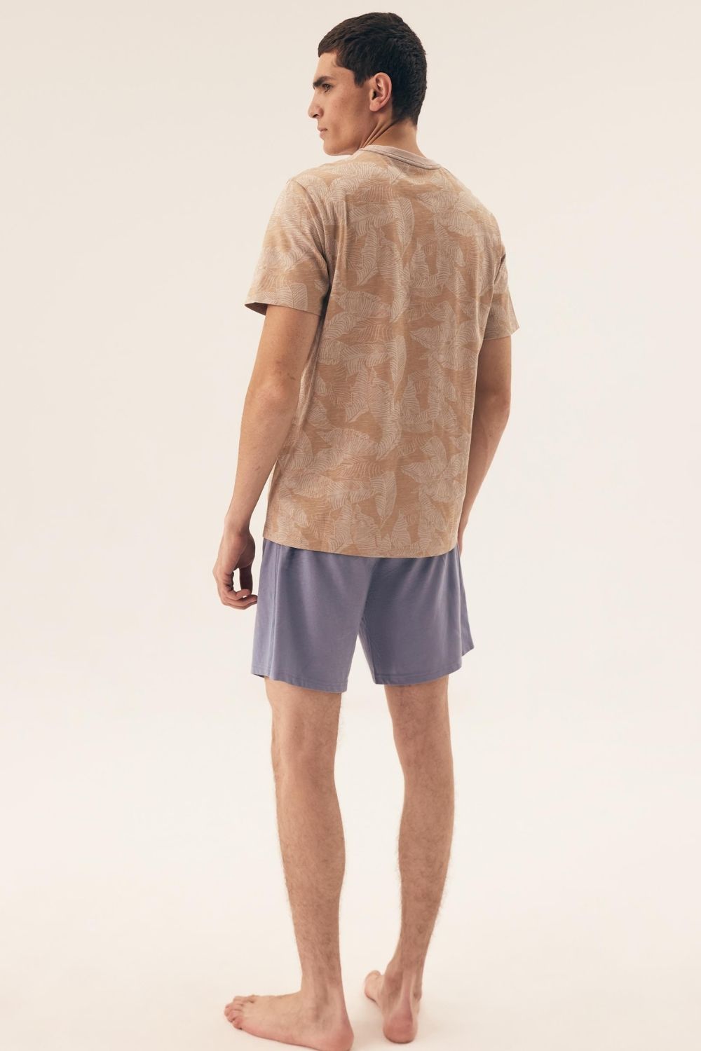 Piżama Męska Model South 42599-02X Beige/Blue - Henderson - obrazek 3