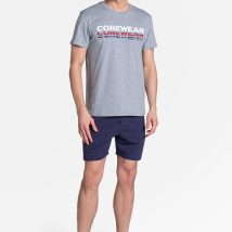 Piżama Męska Model Lark 38870-90X Grey/Navy – Henderson