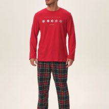 Piżama Męska Model Honest 41914-33X Red – Henderson