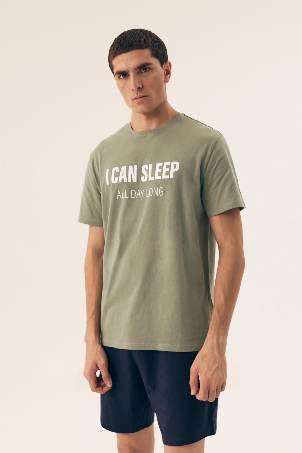 Piżama Męska Model Sleeper 42614-77X Green/Navy - Henderson