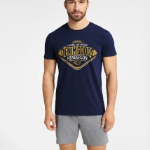 Piżama Męska Model Fact 40673-59X Navy Melange – Henderson