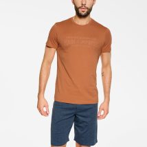 Piżama Męska Model Press 39749-22X Rudy/Blue – Henderson