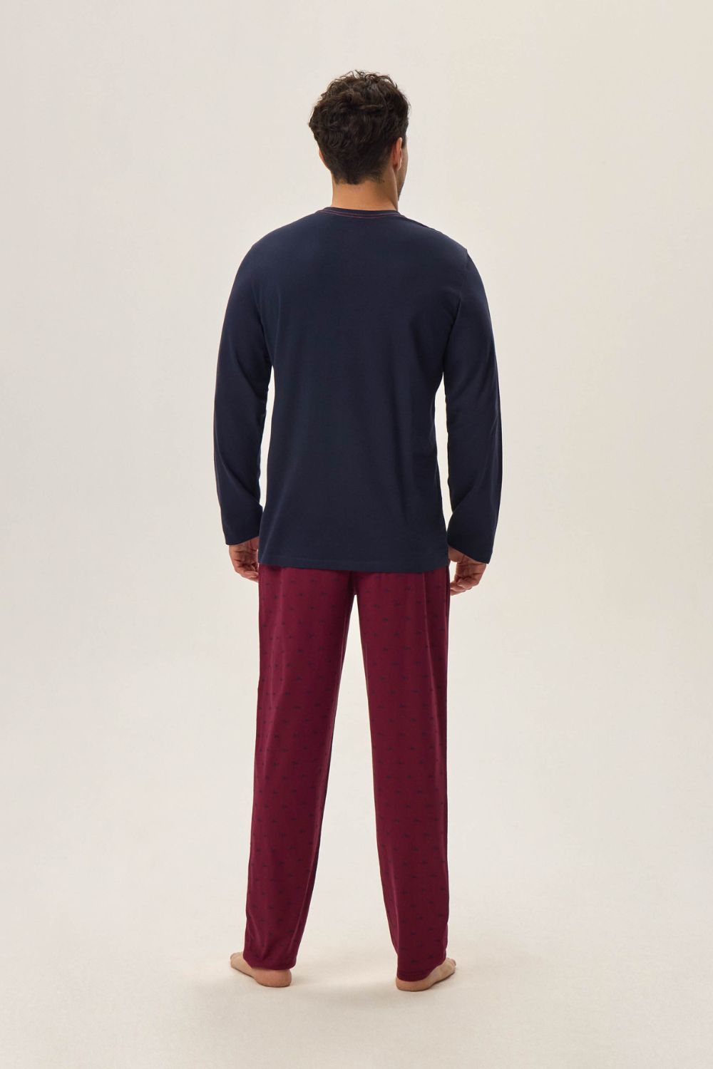 Piżama Męska Model Hope 41915-59X Navy - Henderson - obrazek 3