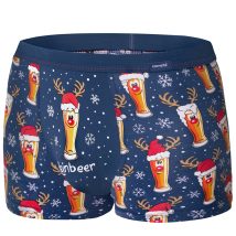Bokserki Model Beer 007/53 Beer Merry Chrystmas Navy – Cornette