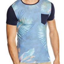 T-shirt Męski Model 17163 Blue/Navy – YourNewStyle