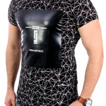 Tshirt Męski Model 17184 Black – YourNewStyle