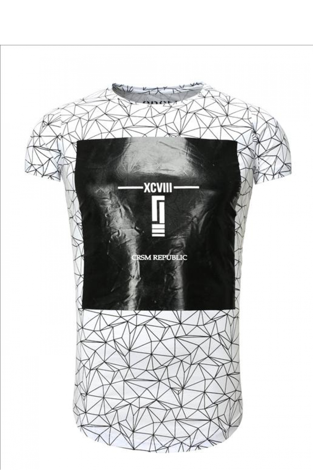 Tshirt Męski Model 17185 White - YourNewStyle - obrazek 3