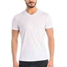 T-shirt Męski Model Dany V 1503 White – Teyli