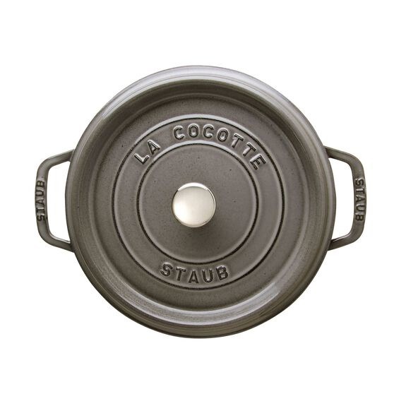 STAUB Garnek żeliwny okrągły 40500-246-0 3,8l grafitowy - obrazek 3