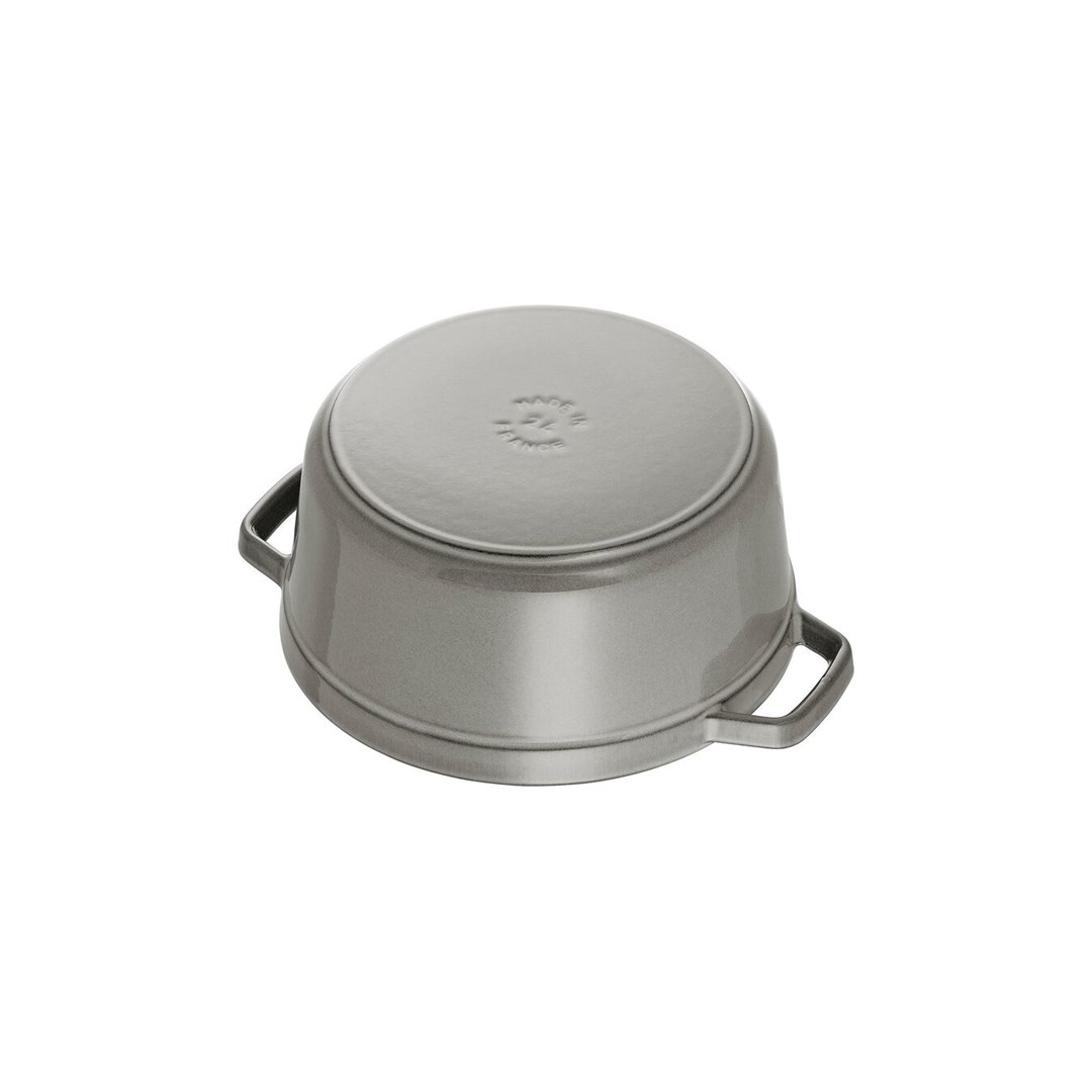 STAUB Garnek żeliwny okrągły 40500-246-0 3,8l grafitowy - obrazek 4