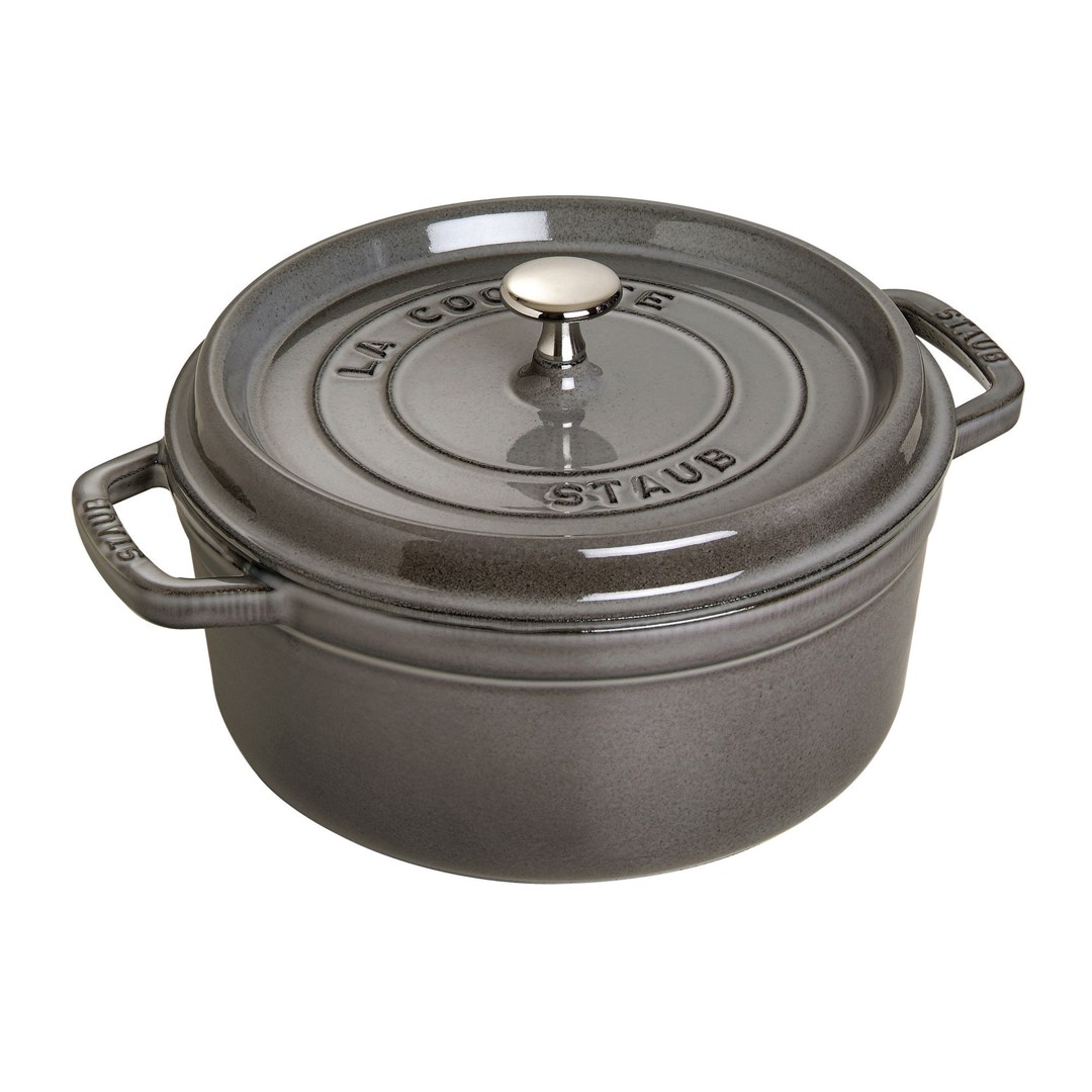 STAUB Garnek żeliwny okrągły 40500-246-0 3,8l grafitowy - obrazek 7