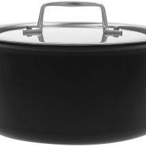 DEMEYERE BLACK 5 Garnek niski z pokrywką 3 ltr