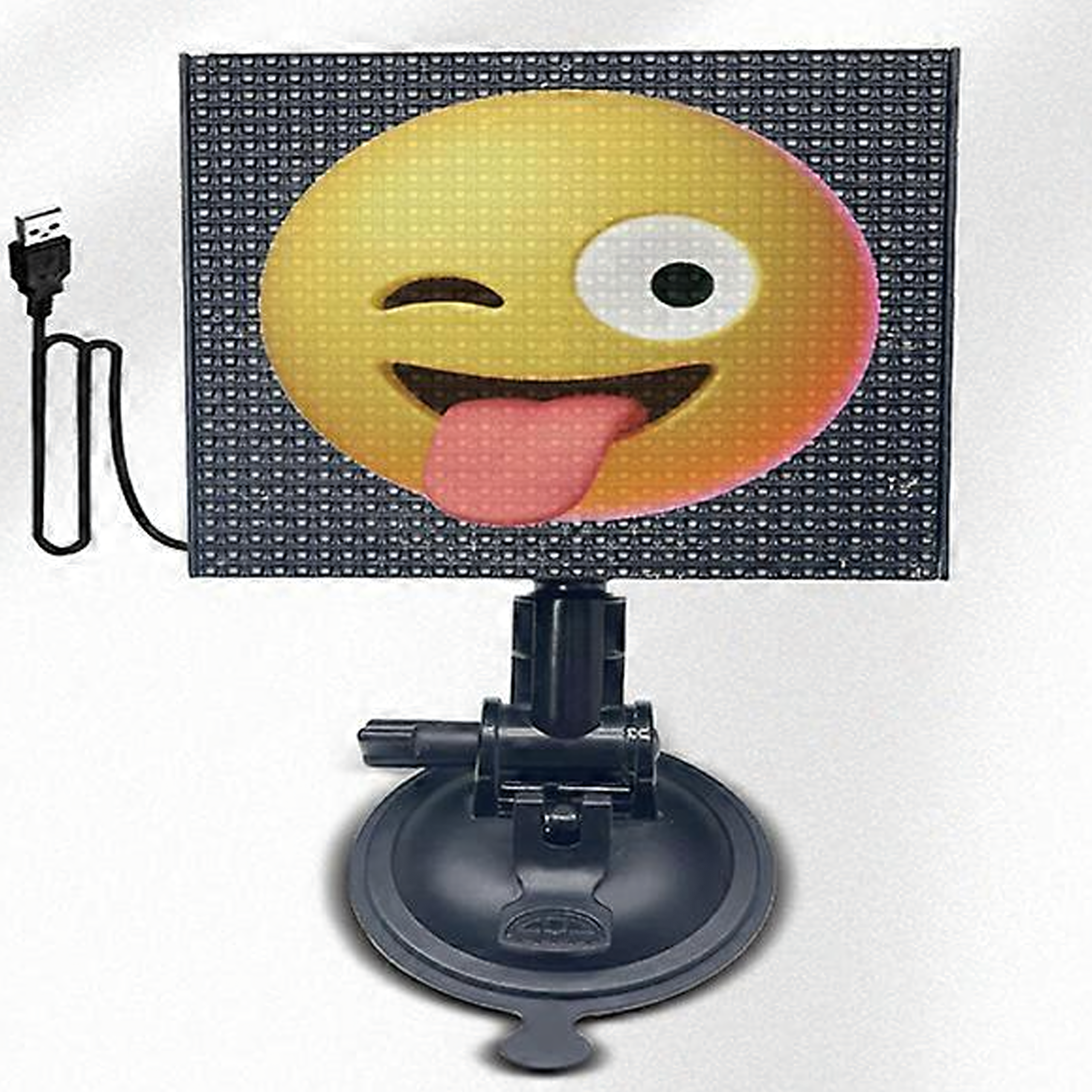 Inteligentny Ekran Led na Tylną Szybę Szamochodu Wyświetlacz Animacji - obrazek 9