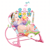 Leżaczek Bujaczek Siedzisko dla Niemowląt Dziecka Wibracje Grzechotki 18 kg