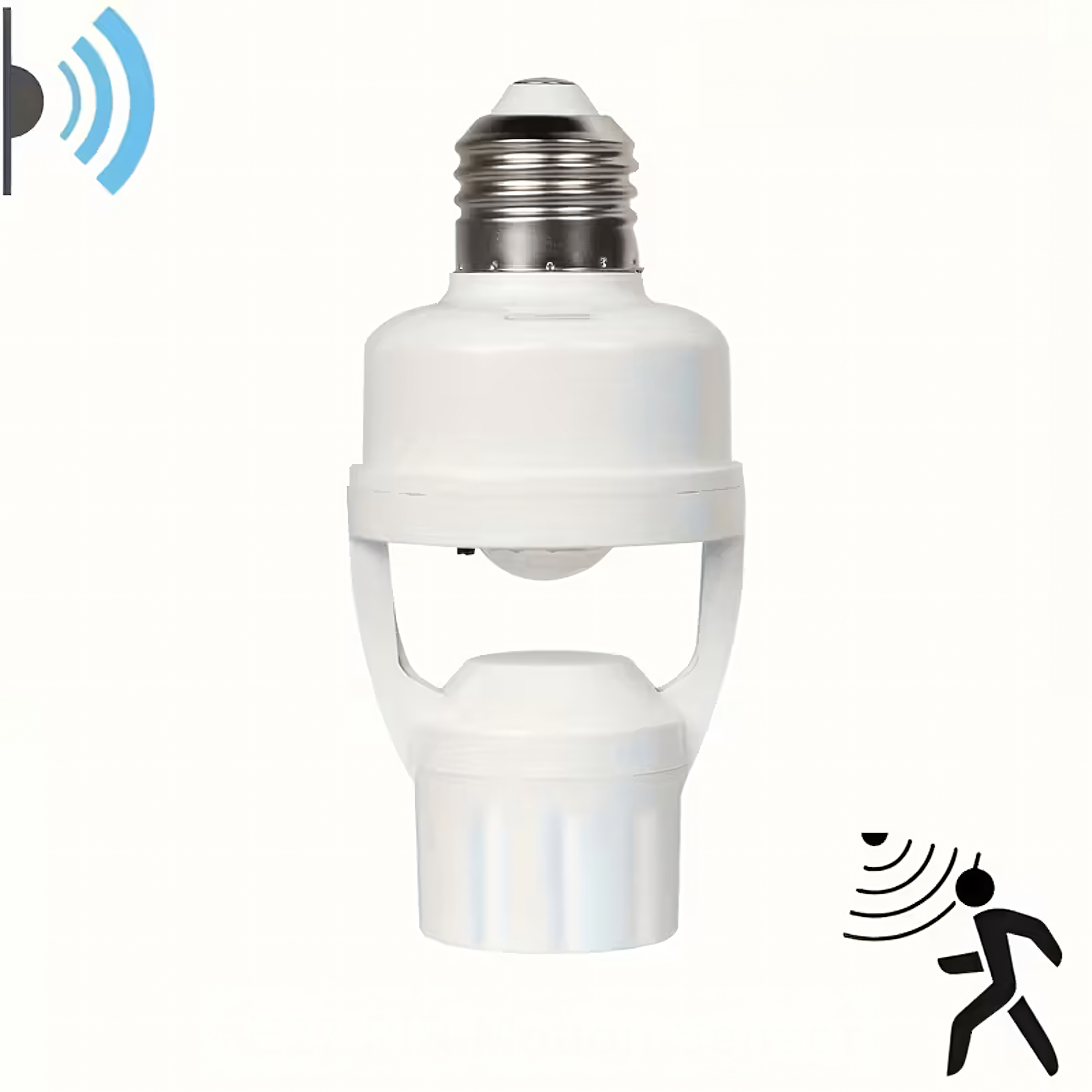 Oprawka Gniazdo Żarówki z Czujnikiem Ruchu 360° Gwint E27 60W Sensor Oprawa - obrazek 9