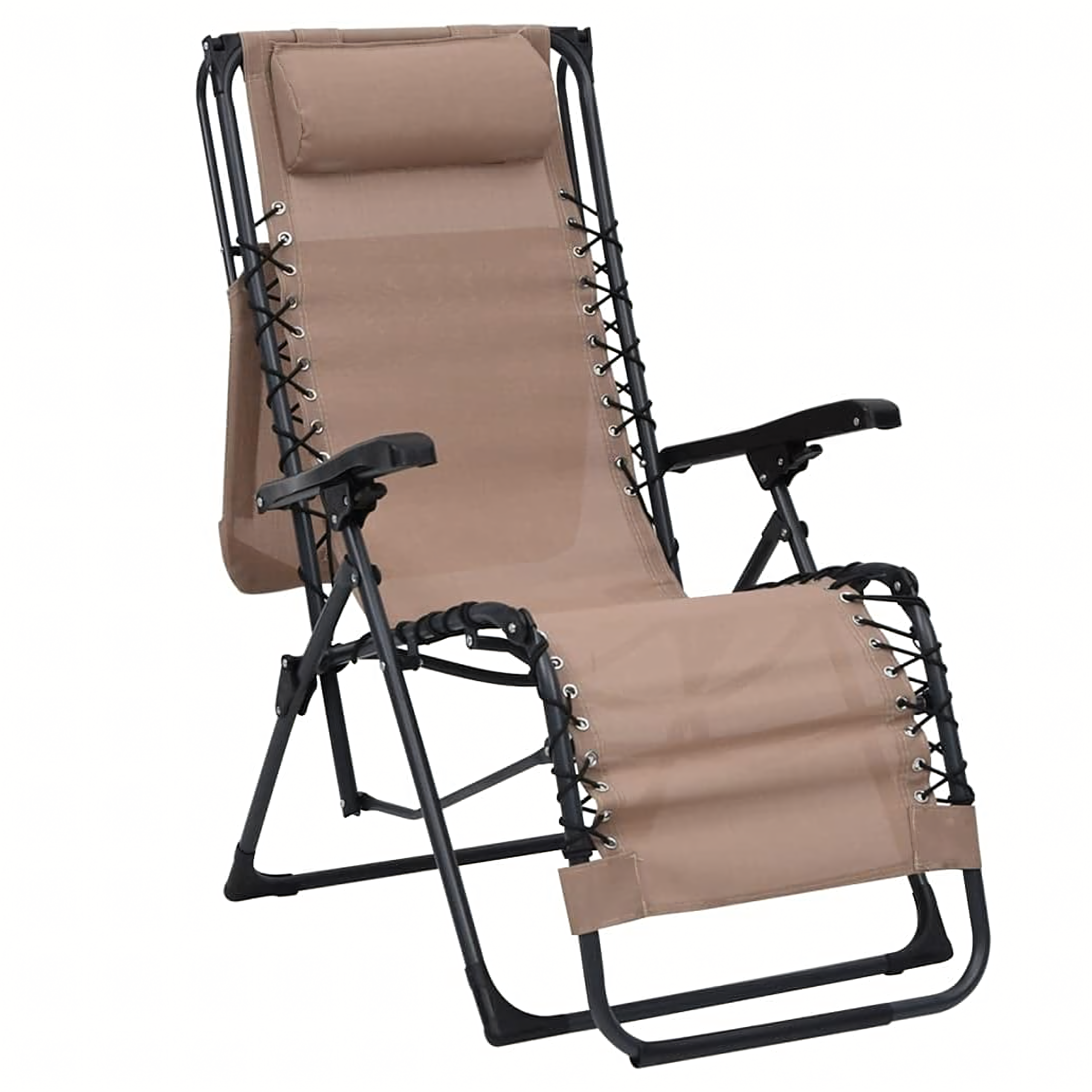 30x Krzesło Zero Gravity Składane Ogrodowe Plażowe Fotel Leżanka Leżak Plażowy - obrazek 5