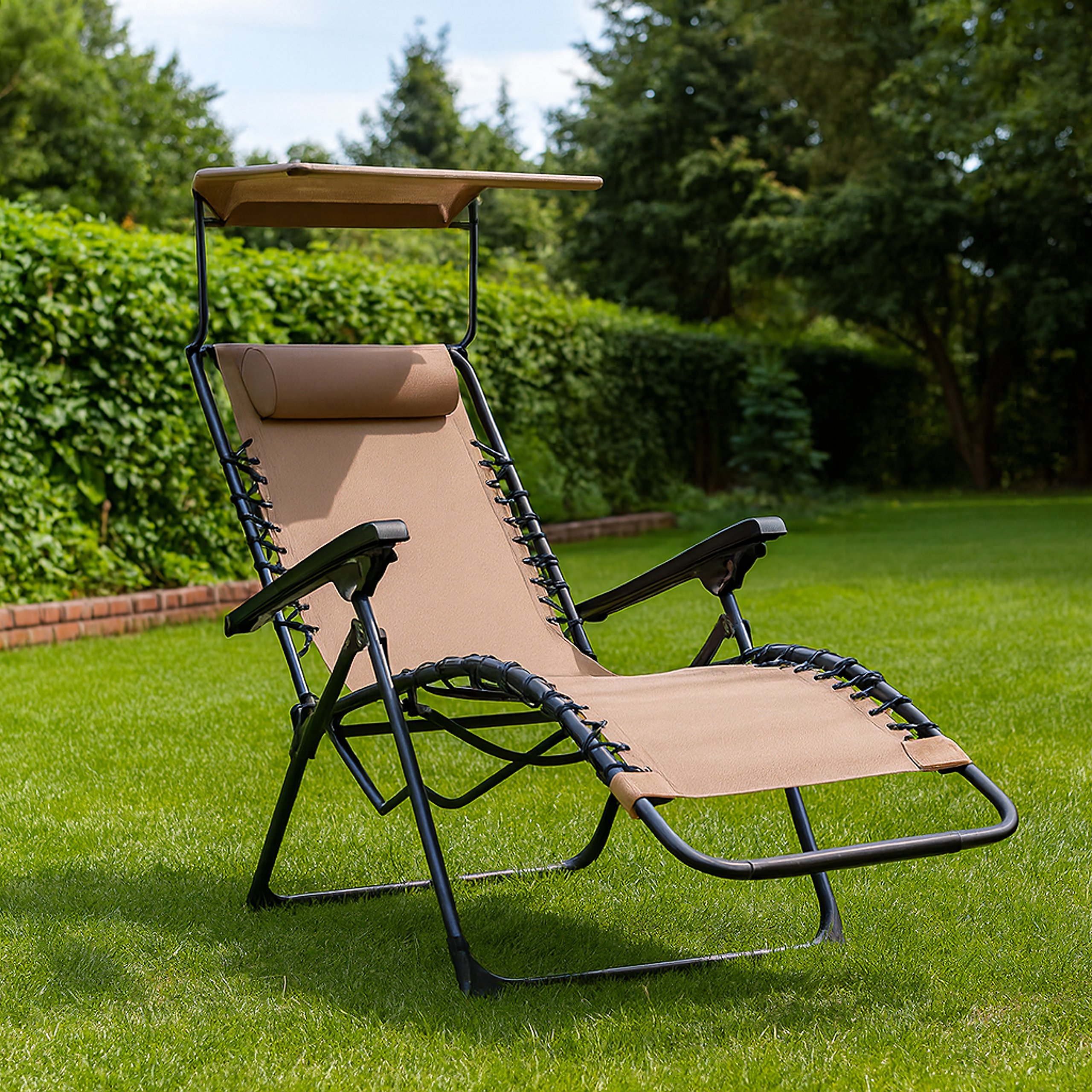 30x Krzesło Zero Gravity Składane Ogrodowe Plażowe Fotel Leżanka Leżak Plażowy - obrazek 10